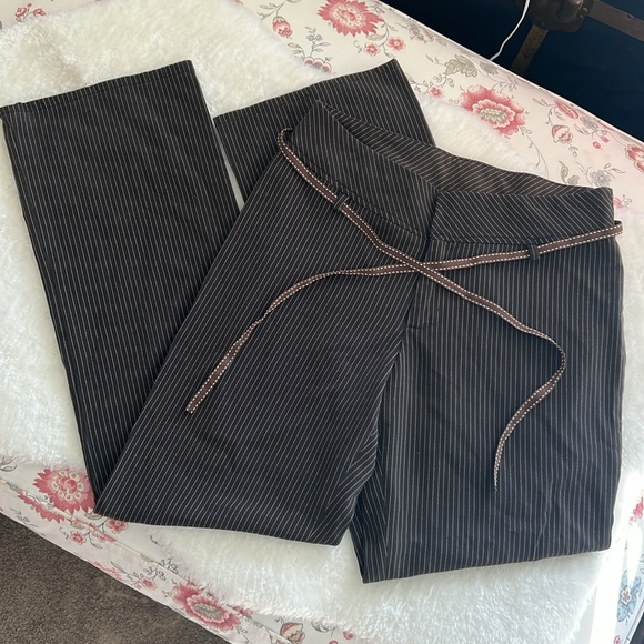 Celine brown striped slacks - Picture 8 of 8